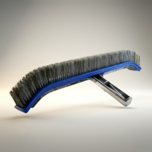 Steel wire pool cleaning brush