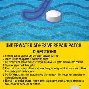 Underwater adhesive repair patch 7.5" x 3"