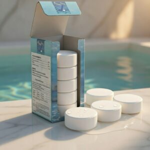 Box of six 3-inch chlorine tablets