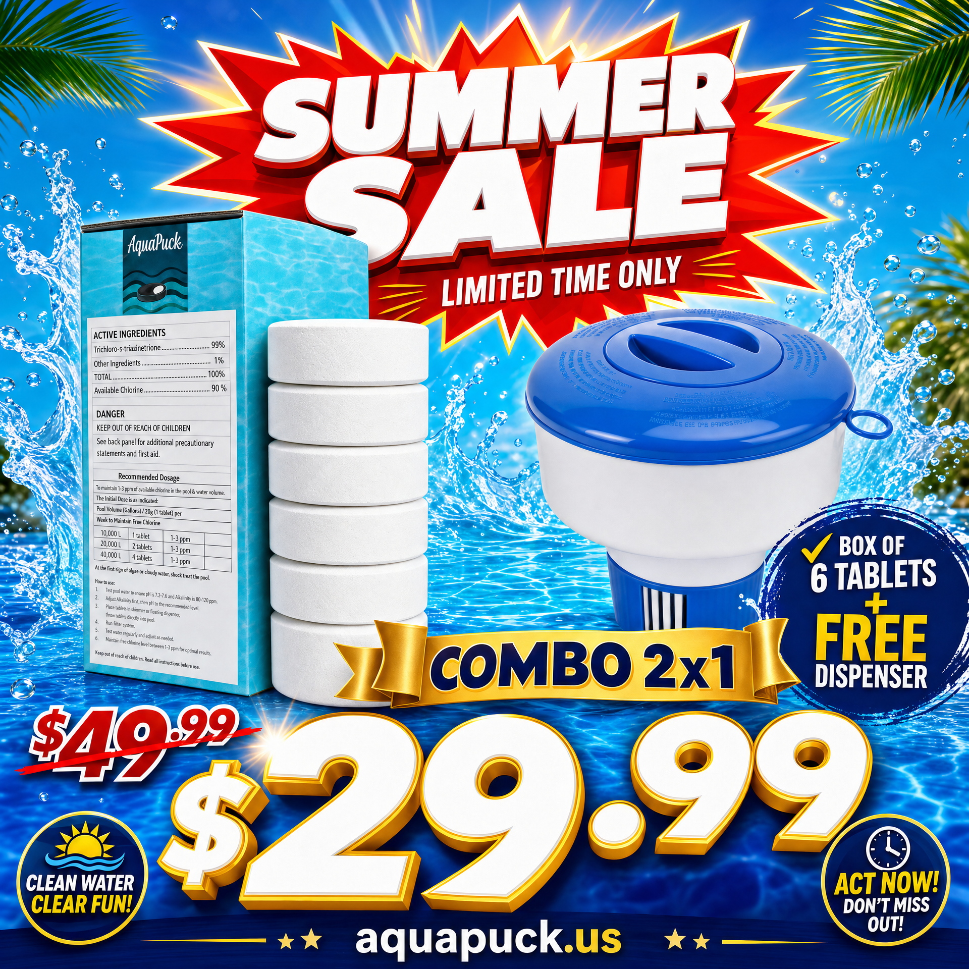 Summer Sale - 2x1 Combo $29.99